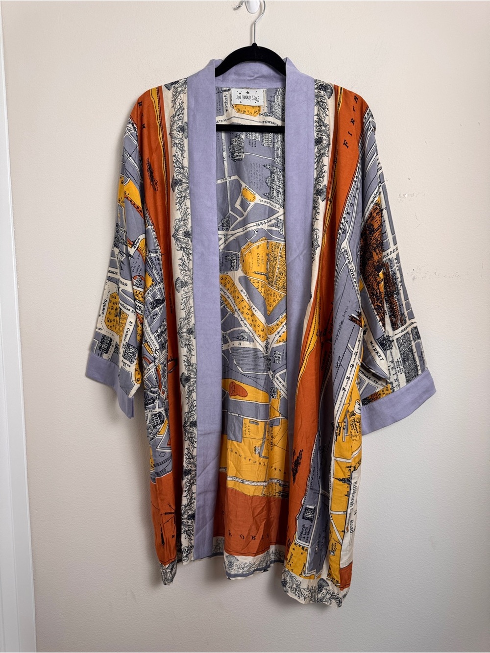One Hundred Stars Edinburgh & Leith Map Kimono